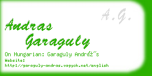 andras garaguly business card